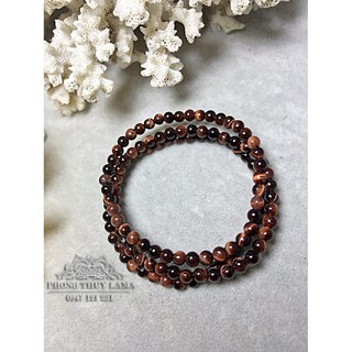 VÒNG TAY MẮT HỔ ĐỎ 4MM-5A