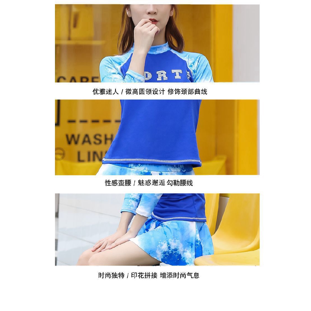 Bộ Đồ Bơi Dài Tay Chống Nắng Thời Trang Dành Cho Nữ | BigBuy360 - bigbuy360.vn