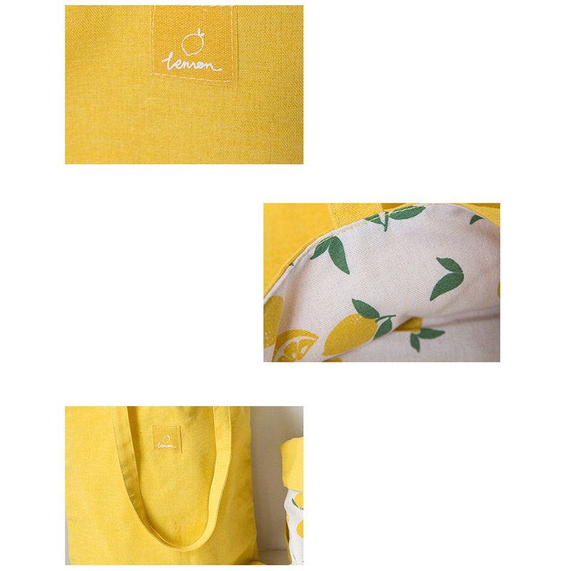 Túi Mua Sắm Bằng Vải Cotton Lanh Hai Mặt Đa Năng Có Thể Tái Sử Dụng Mới HSU