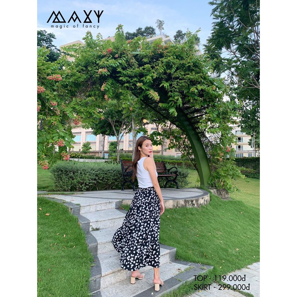 Chân váy dáng dài xoè tầng ruffer skirt Maxy Workshop | BigBuy360 - bigbuy360.vn