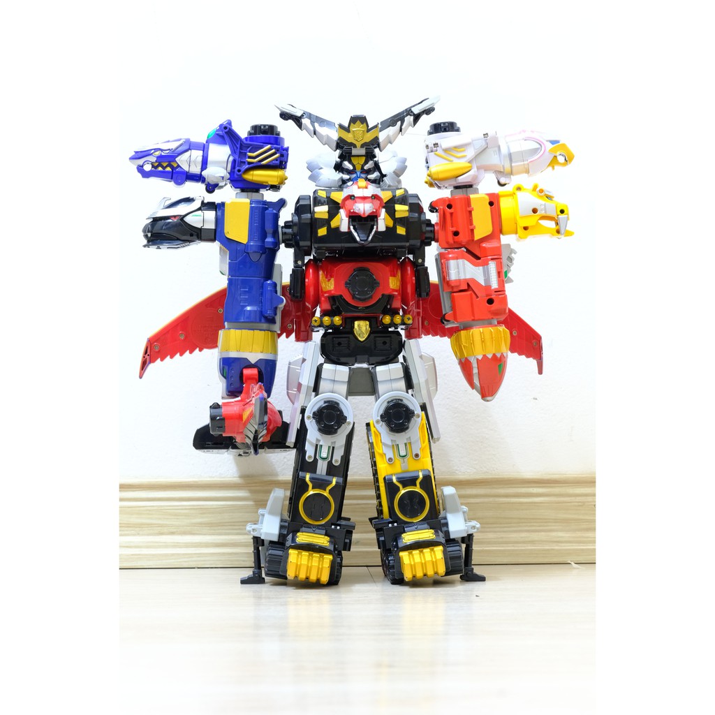 Mô hình DX Gosei Great Grand Ground Megazord Chính hãng Bandai Tensou Sentai Goseiger Mechazords Zords Có ảnh thật