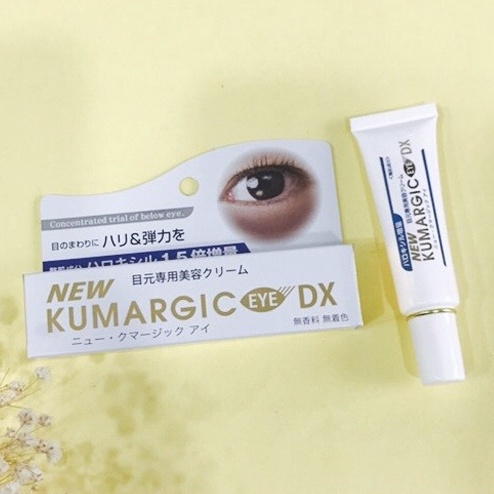 Kem mắt Kumargic Eye DX  Nhật Bản hỗ trợ cải thiện thâm quầng mắt
