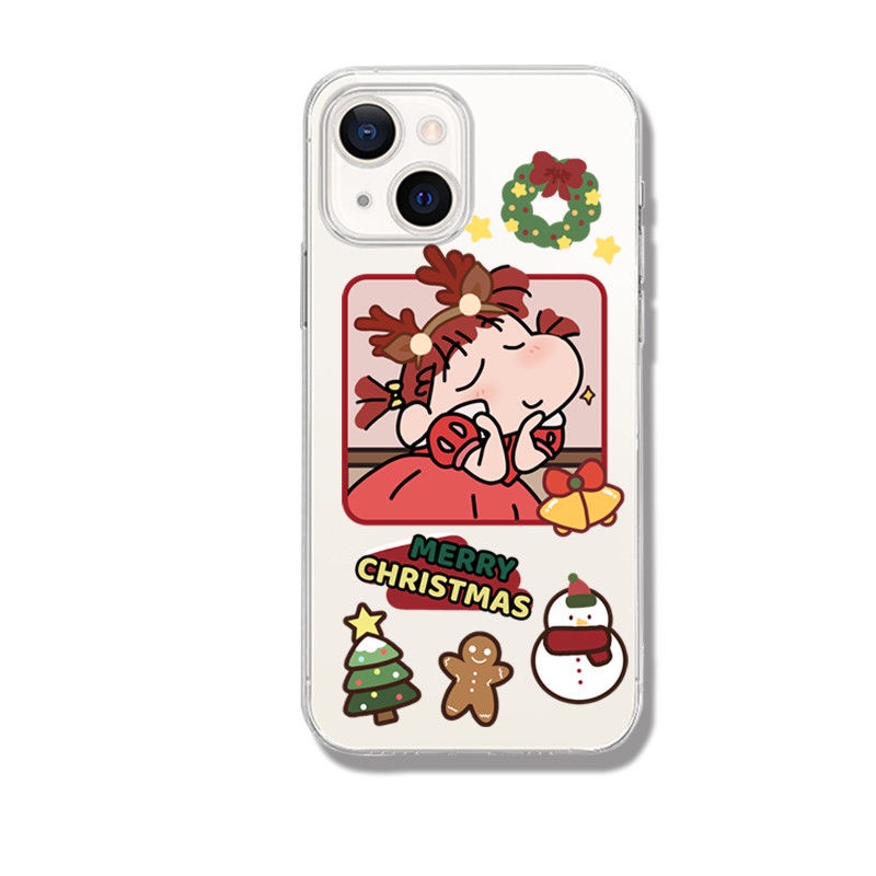 Ốp Điện Thoại Tpu Mềm Chống Sốc In Hình Cậu Bé Bút Chì Cho iPhone 11 12 13 pro max XS X XR XSMax 7 8 6 6s plus SE 2020