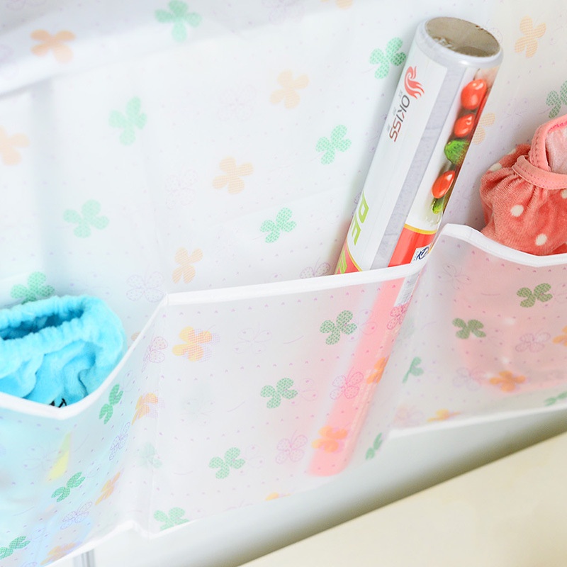 Tấm Phủ Tủ Lạnh Che Bụi Bẩn Có Túi 2 Bên Đựng Đồ Đa Năng Tiện Dụng (Màu Ngẫu Nhiên)