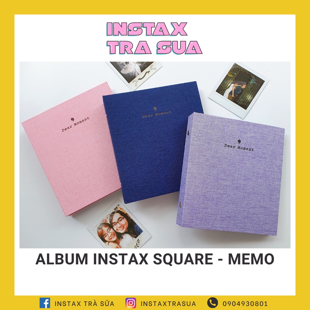 ALBUM INSTAX SQUARE - DEAR MOMENT (100 ẢNH)