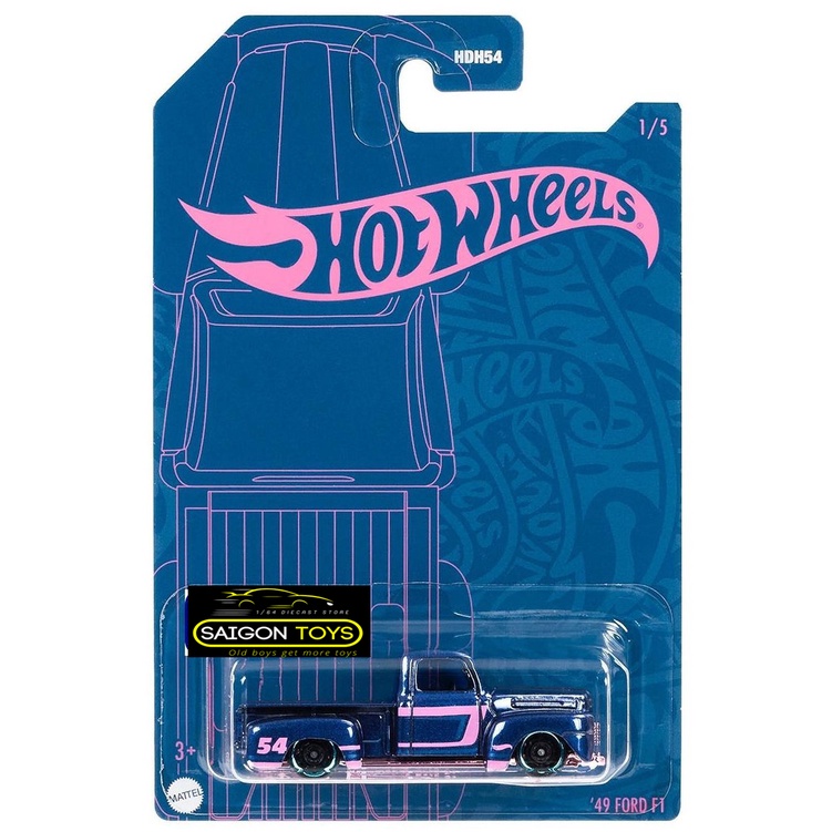 Xe mô hình Hot Wheels 54th  Anniversary Pearl & Chrome - Phiên bản  kỷ niêm 54 năm Hot Wheels