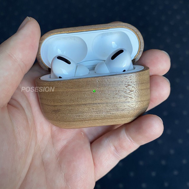 Case Airpods Pro bằng gỗ lót da ốp Airpods 1 2 cao cấp | BigBuy360 - bigbuy360.vn