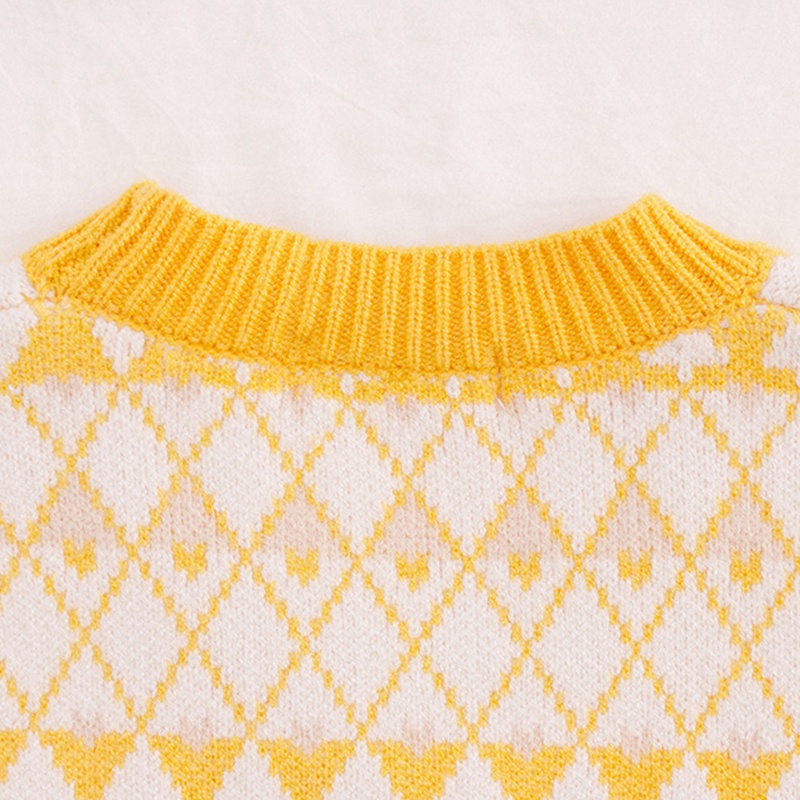 BEAR LEADER Set Đồ 2 Món Gồm Áo Sweater Dệt Kim Kẻ Sọc Caro Và Chân Váy Thời Trang Cho Bé Gái 2 7 Tuổi