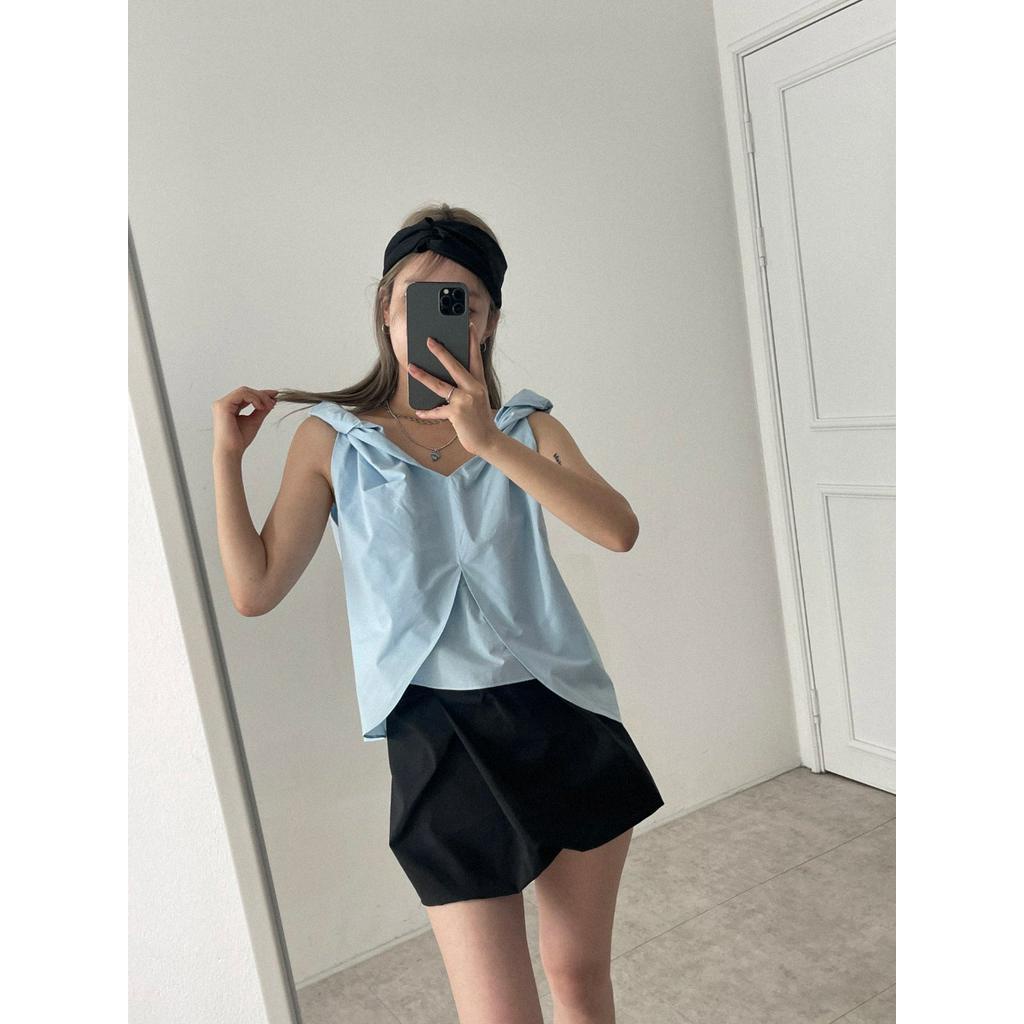 63106 Mùa Hè Trắng Slimmer Nhìn Áo Yếm