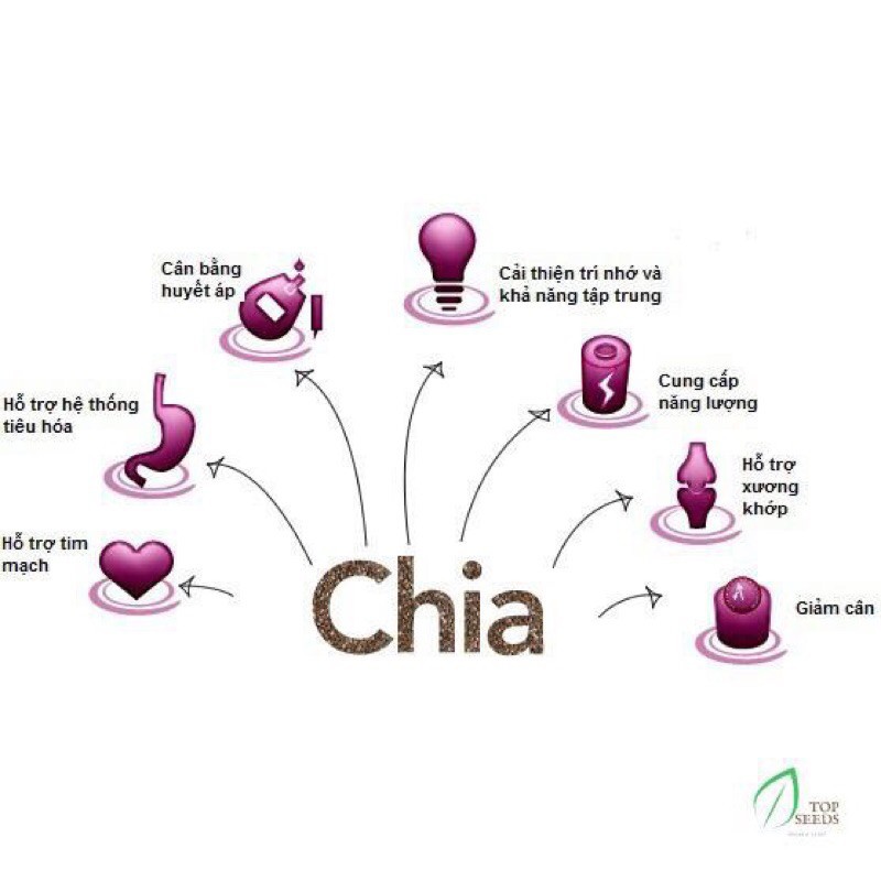 Hạt chia Úc BLACK BAG CHIA gói 500g.