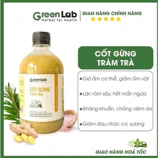 Cốt Gừng tràm trà nguyên chất- nước cốt tắm và ngâm chân