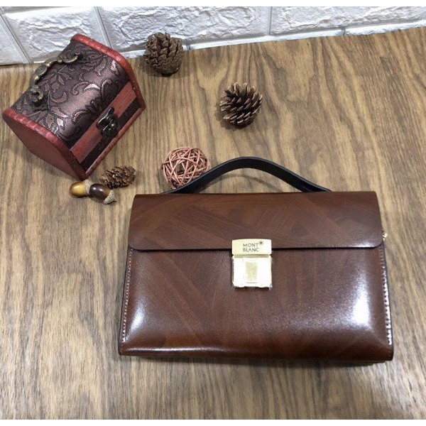 Cặp cầm tay khóa số Clutch Montblanc 9803 - Huco Việt Nam