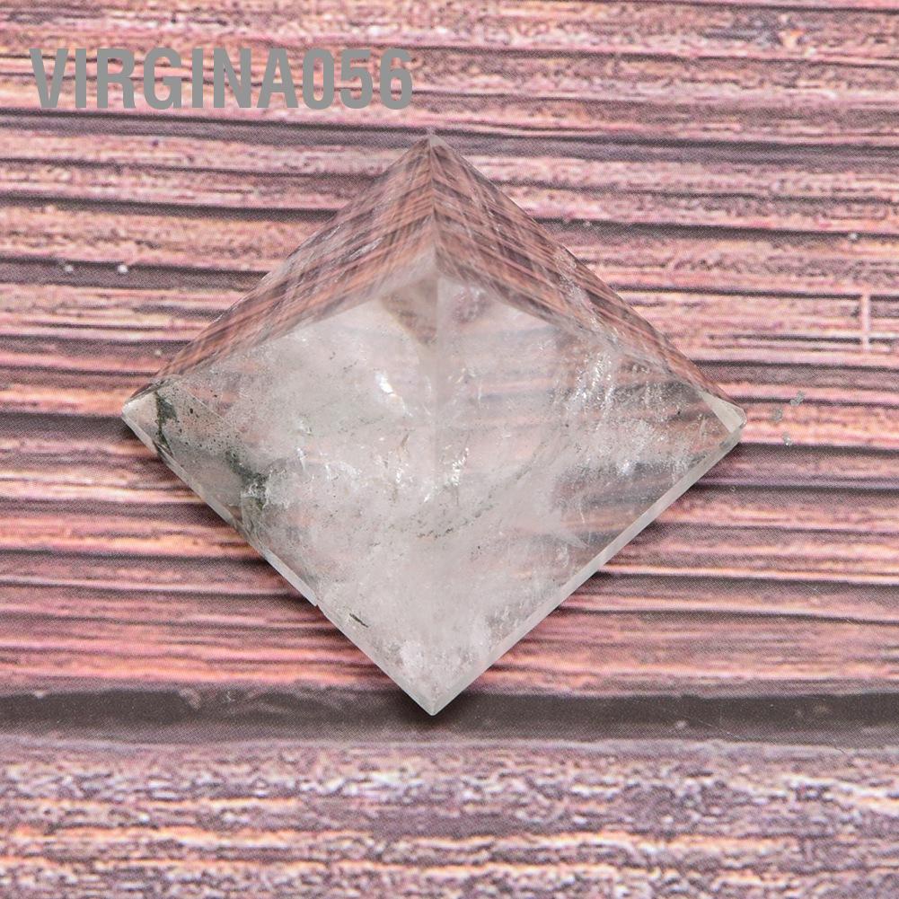 Có thể bán buôn 100% Natural Crystal Quartz Pyramid Energy Healing Tower Home Decoration Ornament Virgina056 Hàng giao ngay