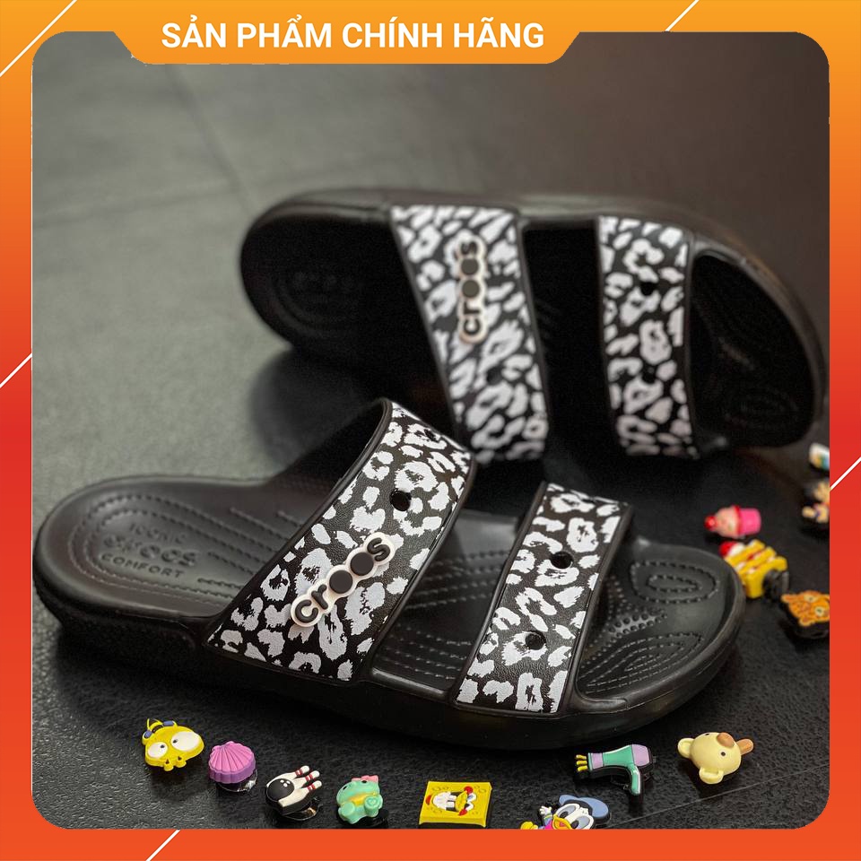 CCSG - Dép Quai Ngang 2 Quai Graphic Cross Classic Nữ Chính Hãng - Sấu Vui Vẻ