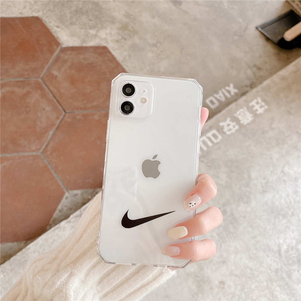 Trong kho!Ốp Điện Thoại Trong Suốt In Logo Nike Cá Tính Cho IPhone6 7Plus 8Plus XS 11 Pro Max 12 | BigBuy360 - bigbuy360.vn