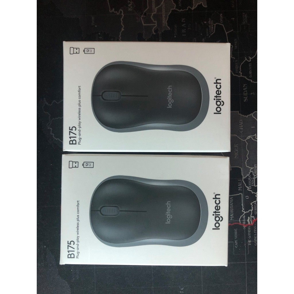 Chuột không dây Logitech B175 - Hàng Chính Hãng
