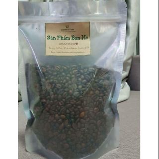 Cà phê hạt rang mộc robusta 500gram