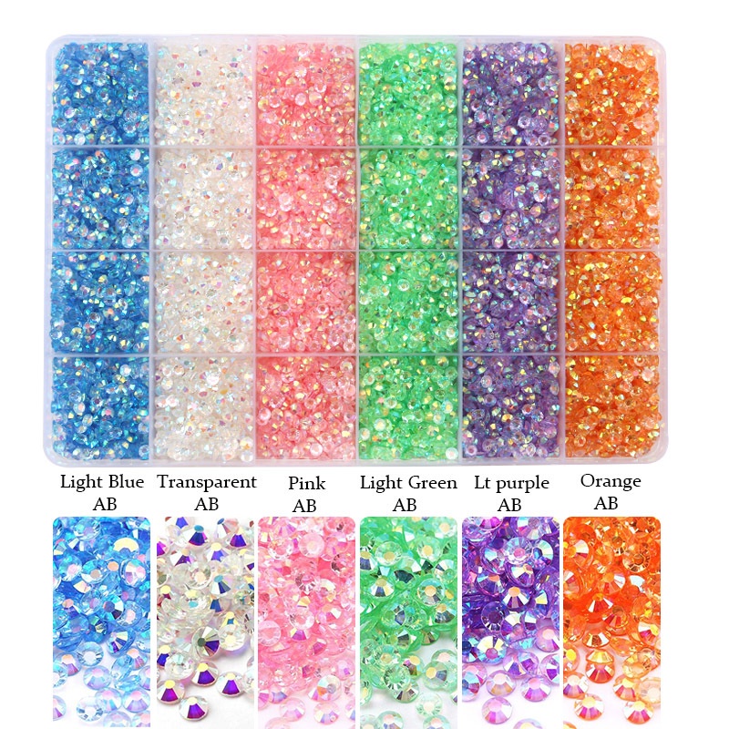 Đá đính size 3mm (10gr), đá kết hợp trang trí gấu đính đá Bearbrick, đá đính móng tay và trang trí đồ dùng - Coolgift