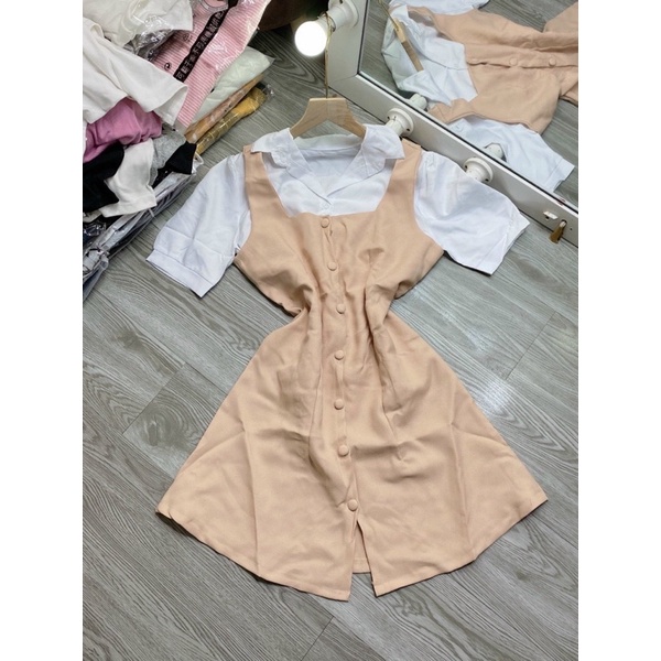 Yếm tặng kèm áo sơ mi+ Ảnh chup