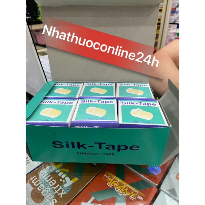 Băng dính vải Silk-tape nhỏ (hộp 12 cuộn)