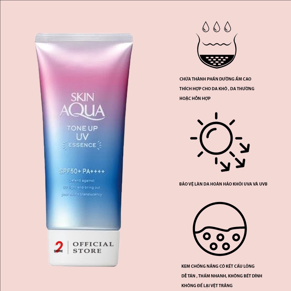  [CHÍNH HÃNG] Kem chống nắng Skin Aqua Tone Up nội địa Nhật