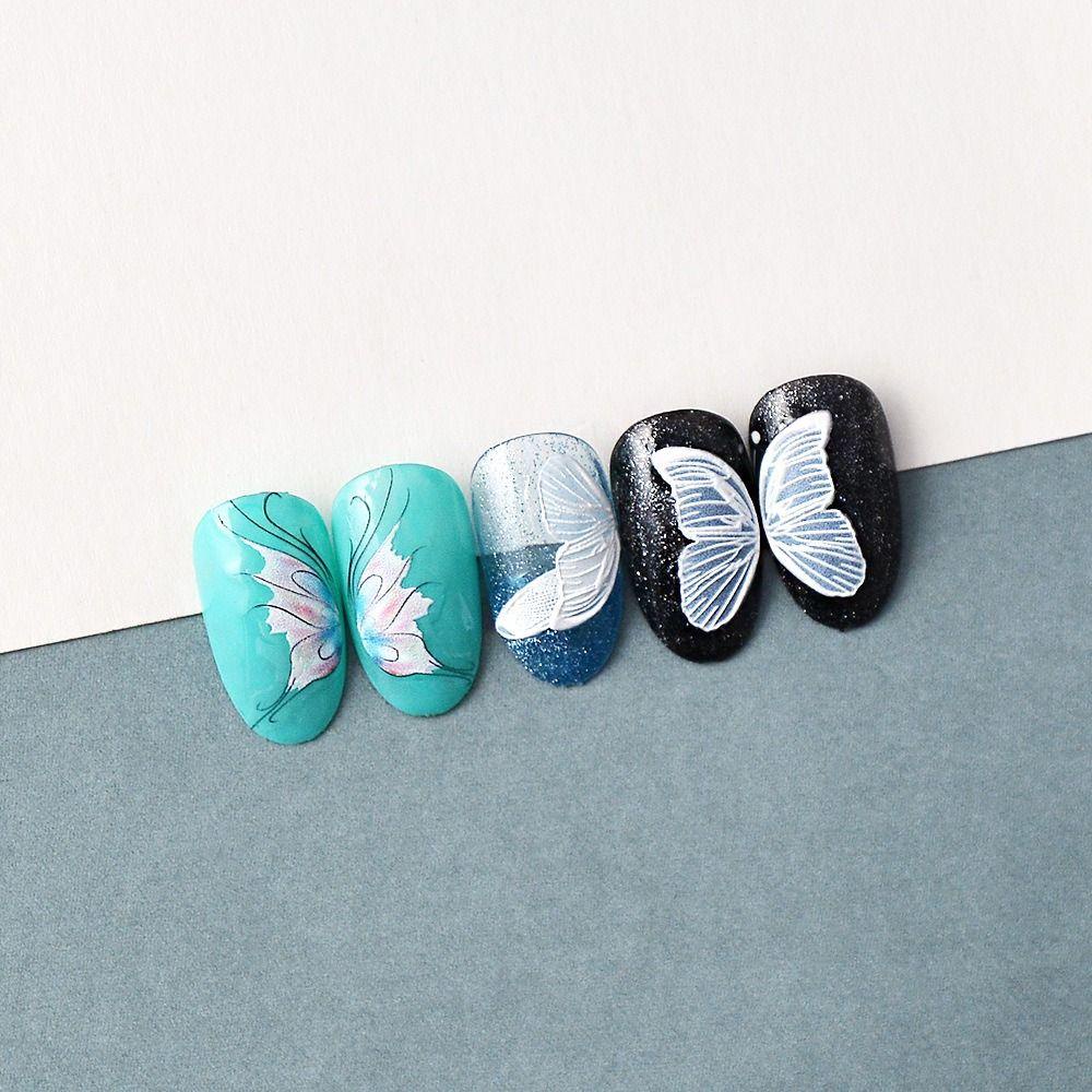 Sticker Tự Dính Hình Thiên Thần Và Hoa Hồng Trang Trí Móng Tay