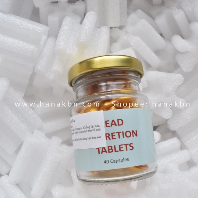 Viên Thải Chì Cao Cấp Úc PEONY WHITE - Mờ Nám, Trắng Da, Chống Lão Hóa - 40 Viên