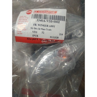 Bộ Xi nhan trước Elegant 50-100cc (đời xi nhan trên đầu đèn)