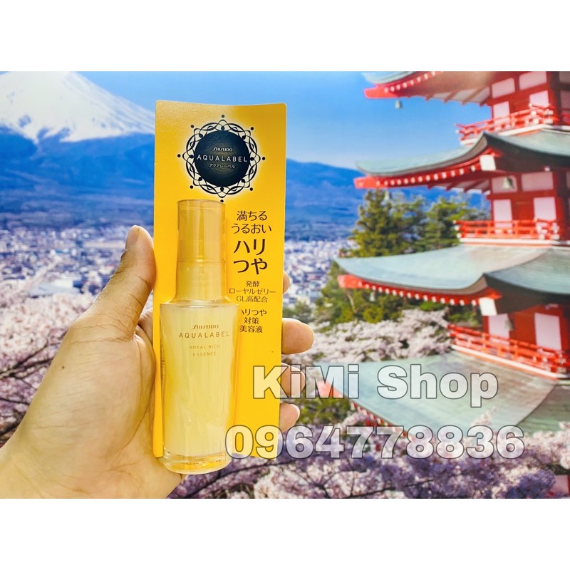 Tinh chất Shiseido aqualabel royal rich essence 30ml