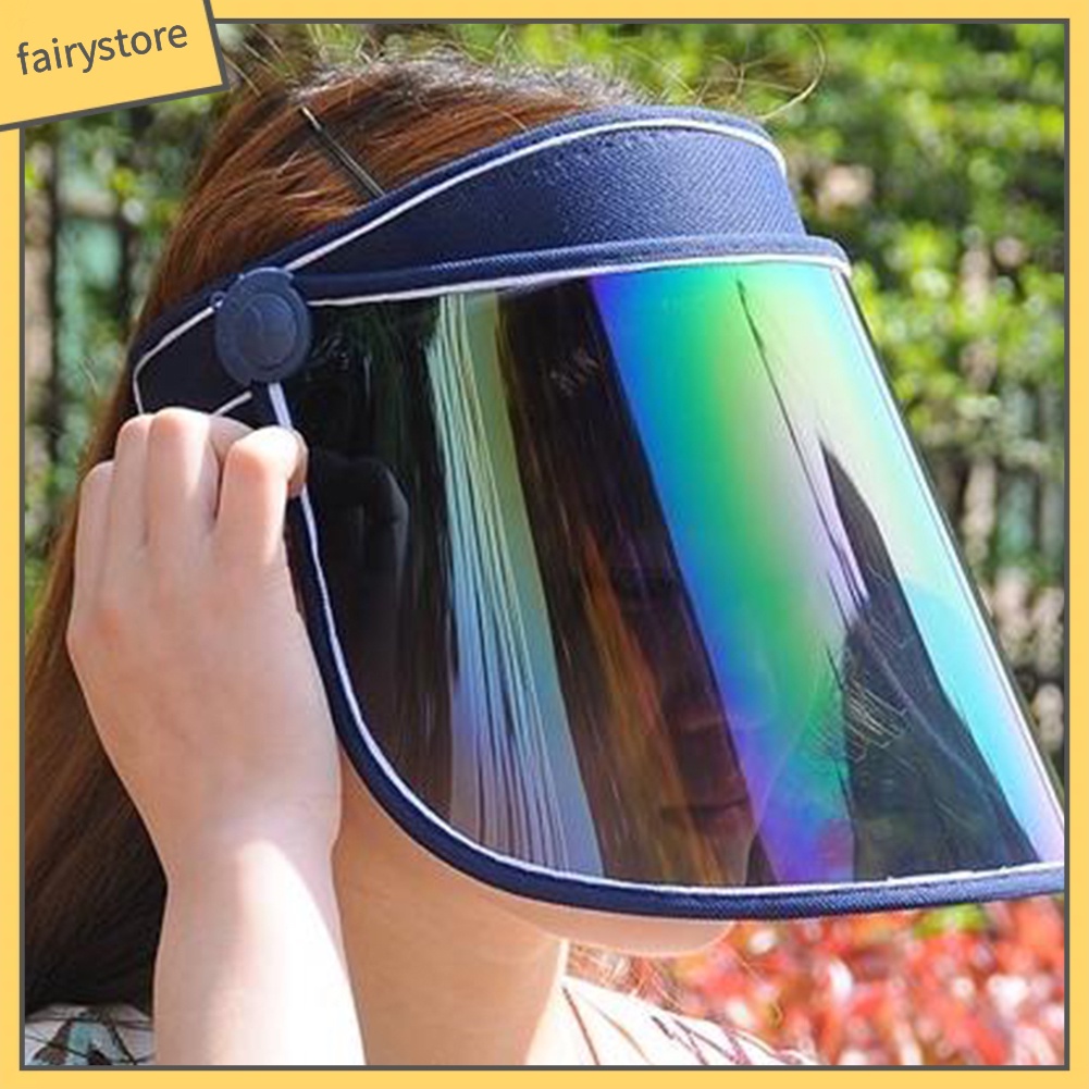 Mũ Che Nắng Unisex Mặt Kính Phản Quang Bảo Vệ Chống Tia UV Khi Chơi Thể Thao Ngoài Trời