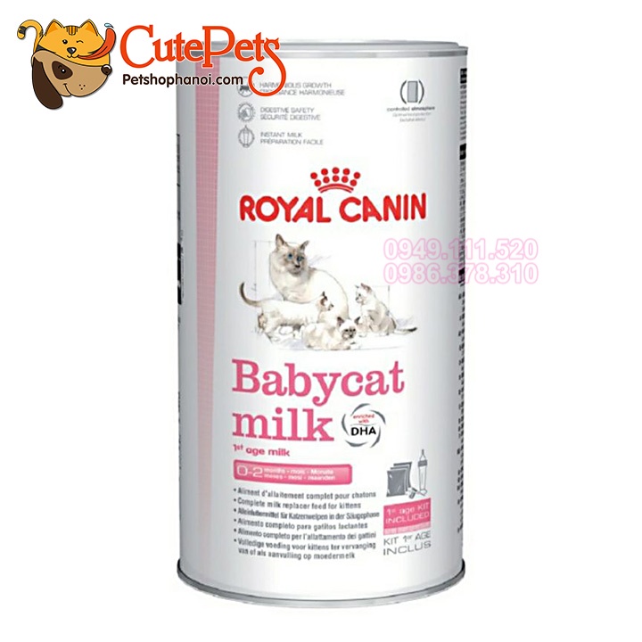 Royal Canin baby cat milk Sữa bột cao cấp dinh dưỡng cho mèo con - CutePets