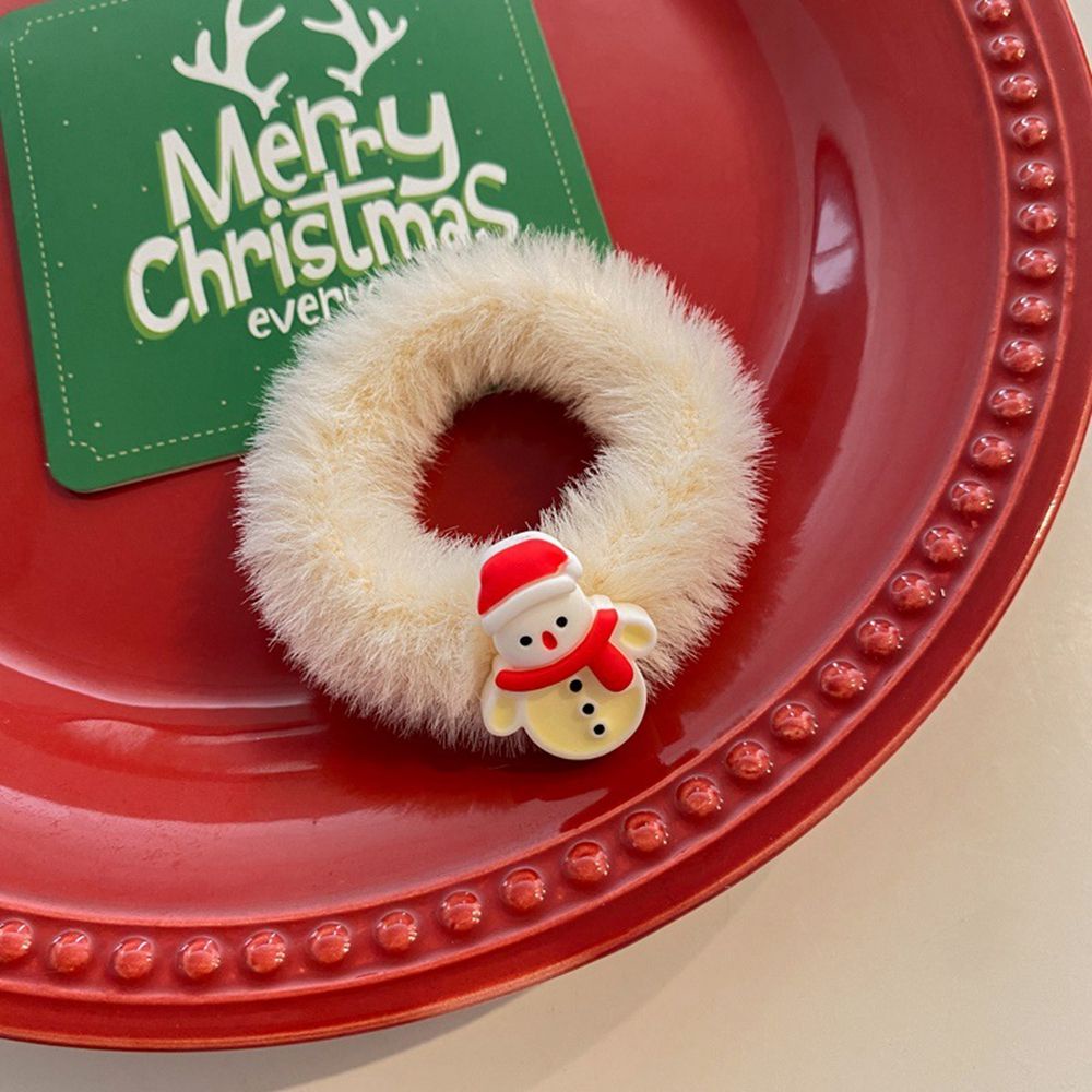 Dây buộc tóc co giãn hình ông già noel dễ thương dành cho nữ