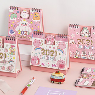 (Hình thật) Lịch bàn 2021 siêu cute mừng năm mới!