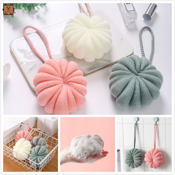 Bông tắm xơ mướp mềm hình bông hoa kích thước lớn độc đáo