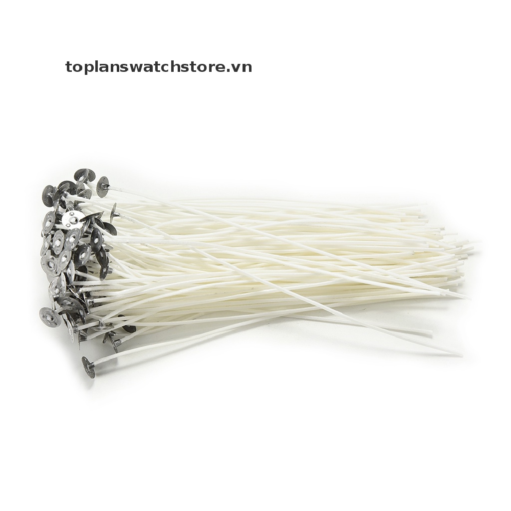 Set 100 Dây Tim Cotton 8 / 10 / 12 / 15 / 20Cm Làm Nến