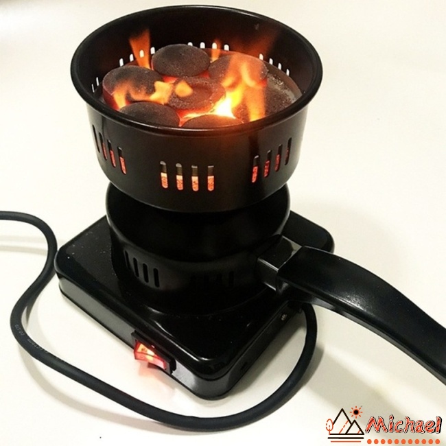 Bếp than điện làm nóng trà cà phê Shisha