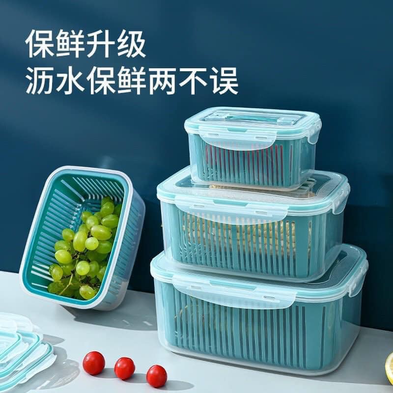 SET 5 HỘP RỔ ĐỰNG ĐỒ TỦ LẠNH