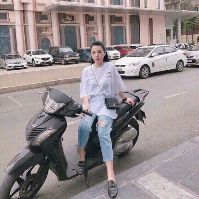 [Rẻ vô địch] Giày nữ I Sục móc khóa mũi vuông da mịn cực đẹp