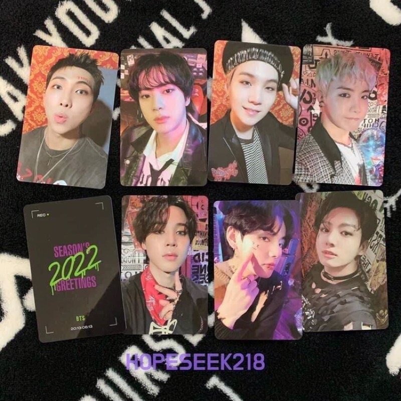 (chính hãng)card ảnh BTS SSGT