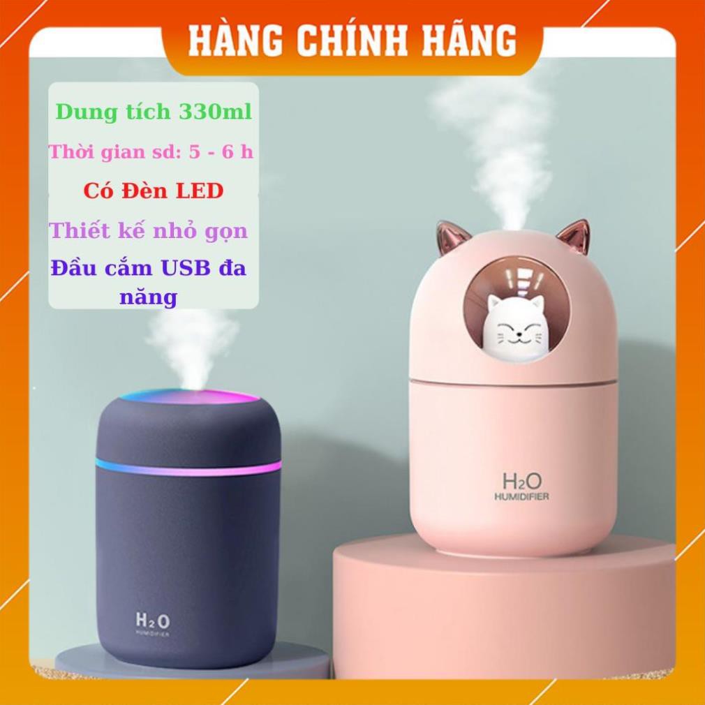 [FreeShip] Máy Phun Sương Tạo Ẩm Không Khí Hình Thú - Máy Phun Sương Mini  Có Đèn Led Dùng Làm Đèn Phòng Ngủ Siêu Đẹp