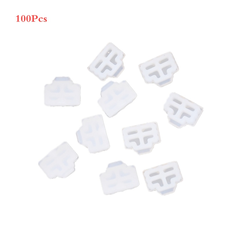 Bộ 100 Nắp Đậy Chống Bụi RJ45 Màu Đen Cho Bộ Định Tuyến RJ45