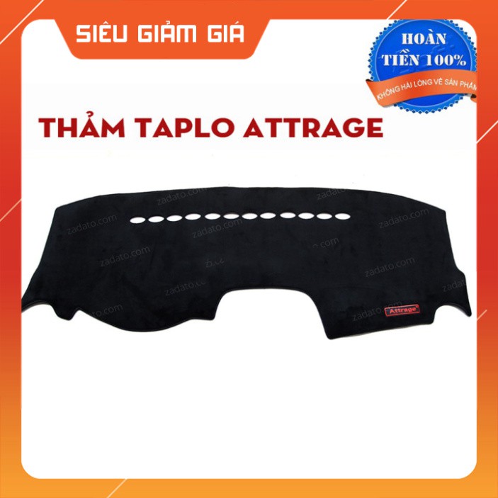 Sản Phẩm Thảm Taplo Nhung Lông Cừu Xe Attrage có chống trượt Hàng Cao Cấp