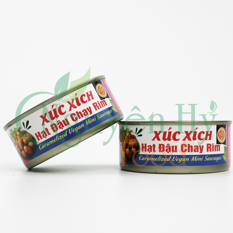 Xúc Xích Hạt Đậu Chay Rim Âu Lạc _ 100g (Đồ hộp chay Âu Lạc _ Thực phẩm chay)