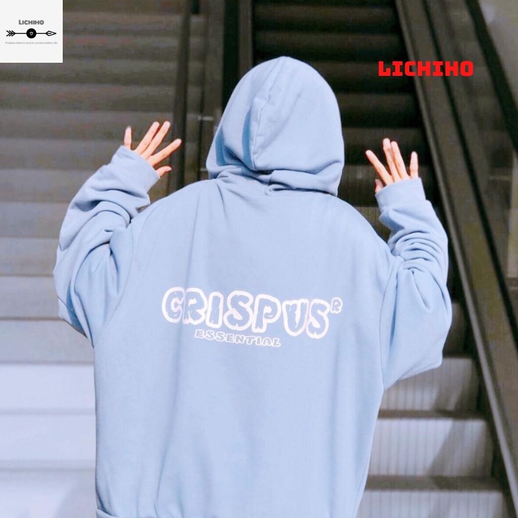 Áo hoodies dây kéo unisex fom rộng CRISPUS AKNM17 LICHIHO jacket nỉ nam nữ hottrend street style mềm mịn rẻ đẹp | BigBuy360 - bigbuy360.vn