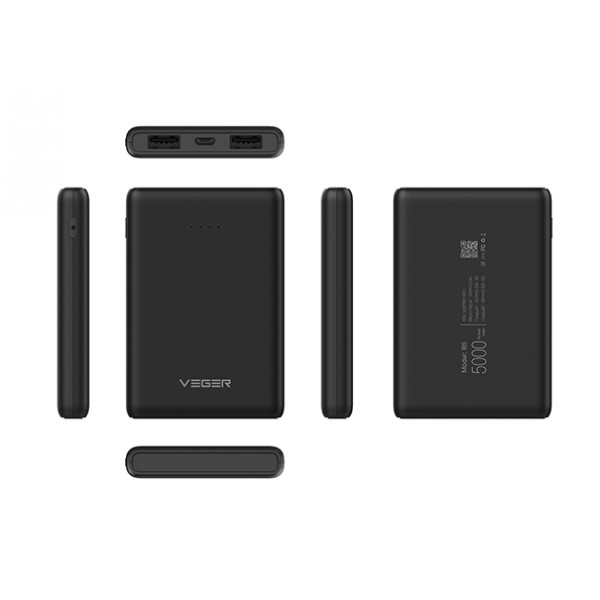 sạc dự phòng chính hãng Veger B5 5000mAh