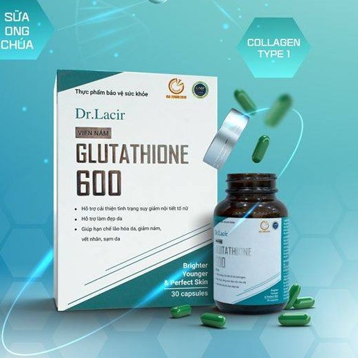 Viên Uống Nám Glutathione 600 - Trắng Da Tăng Cường Nội Tiết Tố Nữ Dr.Lacir | BigBuy360 - bigbuy360.vn