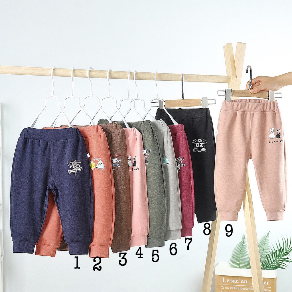 Quần nỉ cạp chun bé 1109QN