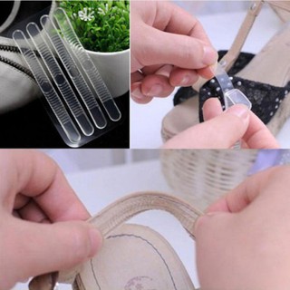 Miếng đệm gót chân silicone dán dây quai hậu của dép