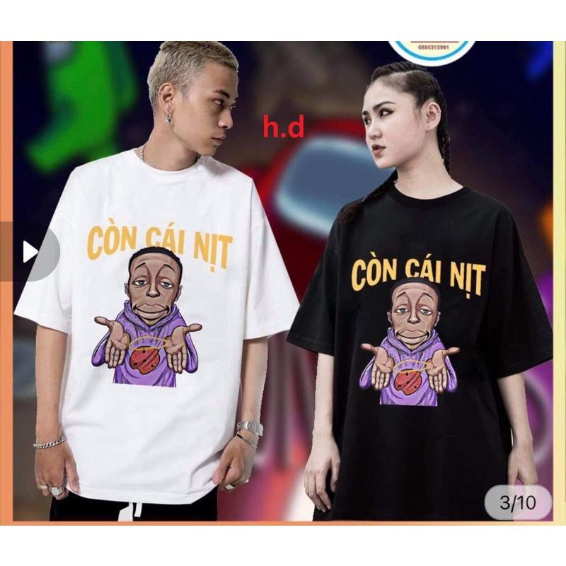 ⚡ Áo thun tay lỡ nam nữ unisex Còn cái nịt⚡ Phông cổ tròn form thụng chất cotton mặc đôi , nhóm cực chất