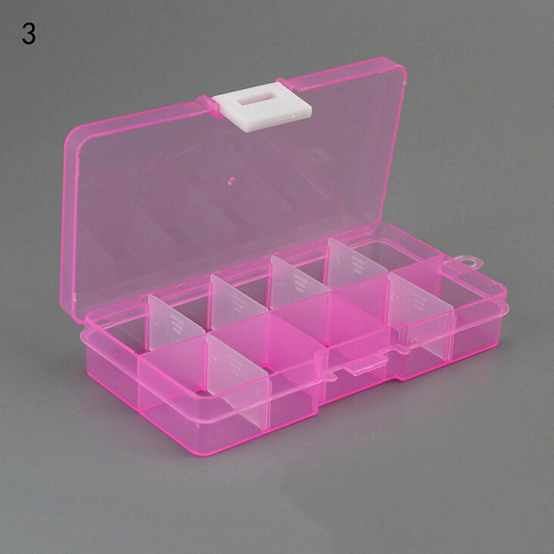 Hộp Nhựa Đựng Trang Sức 10 Ngăn Điều Chỉnh Được